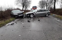 Obywatel Ukrainy usnął podczas jazdy, zderzyły się trzy auta