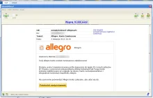 Zablokowane konto na Allegro - próba oszustwa.