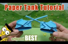How Do Battle Tank Of The Paper - Origami BEST #origami