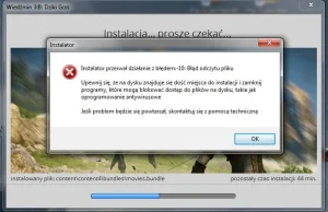 Wiedźmin 3: Dziki Gon - problemy z instalacją gry ::