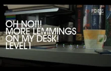 OH NO! More Lemmings on my desk!!! LEVEL1 :) [AMIGA