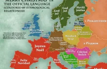 "Wesołych Świąt" w różnych europejskich językach