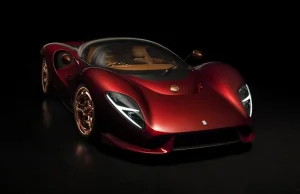 Supersamochód De Tomaso P72 spełnia obietnice powrotu marki z hukiem