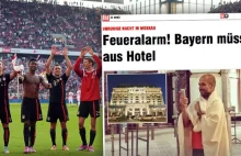 Lewandowski ewakuowany z hotelu. Moskwa powitała Bayern alarmem pożarowym
