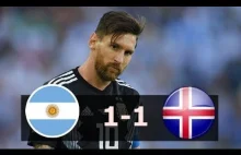 Argentyna - Islandia (Mundial) skrót meczu...