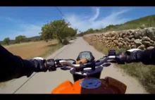 Tym razem spokojny przejazd motorem w Santa Agnès, Ibiza