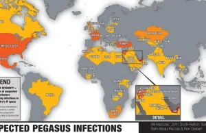 Pegasus spyware wdrożone w 45 krajach - w tym w Polsce
