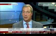 Nigel Farage why are rich Arab states not taking immigrants?