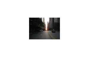 Manhattanhenge (przesilenie manhattańskie) [PICS]