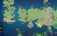 Interaktywna mapa Westeros z Gry o tron