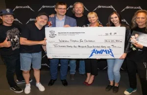 Metallica przekazała ponad 200 tys. złotych na Fundację