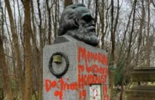 Zdewastowano pomnik Karla Marxa