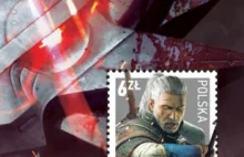 Znaczek pocztowy 6zł z podobizną Geralta z Rivii