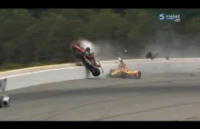 Przerażający wypadek Roberta Wickensa podczas wyścigu serii Indycar na Pocono