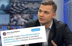 No i pierwsza głowa poleciała, M.Pławski nie jest już w zarządzie MN.