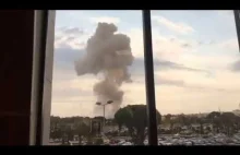 Huge explosion im Gudja Malta fireworks factory