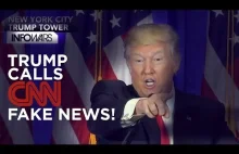 NEWS!!! Tak Donald Trump rozprawia się na konferencji z CNN i BuzzFeed.