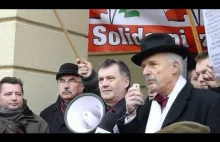 Manifestacja solidarności z narodem Węgierskim.