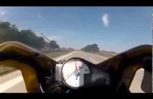 Mocne hamowanie ściagacza z ~250km/h