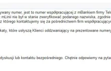 Fałszywa infolinia mBank - Oświadczenie w sprawie głośnej przez ostatnie dni.
