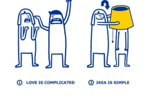 Miłość jest skomplikowana... IKEA nie. Zabawne ilustracje podbijają świat