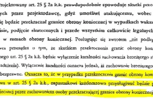 Rozszerzona obrona konieczna daje prawo napastnikowi do obrony przed samoobroną