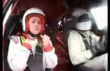 WRC Rally (woman in a car)