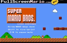 FullScreenMario, czyli Super Mario Bros. w przeglądarce