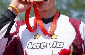Māris Štrombergs z Łotwy- dwukrotny i jedyny złoty medalista w BMX z olimpiady