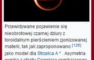 Zgadywane przez sztuczną inteligencję pseudo-zdjęcie czarnej dziury