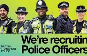 Brytyjska policja zaprasza w swoje szeregi (chyba że jesteś białym facetem)