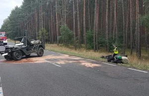 Tragedia na drodze. Zginął 27-letni motocyklista