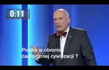 Janusz Korwin Mikke - Zwycięzcą "Debata Liderów"