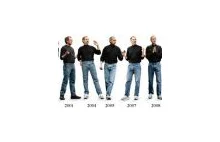 Ewolucja ubioru Steva Jobsa.