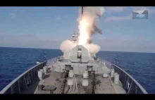Epic Missile Launch From the Ships
