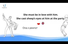 Język angielski Idiom #65 "To cast sheep’s eyes at"