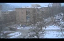 Pierwszy śnieg we Vladywostoku
