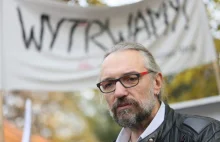 "Etatowy protestujący". Kijowski na manifestacji opiekunów osób...