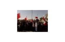 Rozpędzenie antyrządowej demonstracji w Bahrajnie.