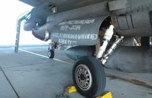F-16 na cześć Anny Przybylskiej. "Wielki huk dla wielkiej kobiety"