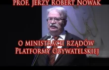 Jerzy Robert Nowak o ministrach rządów Platformy Obywatelskiej [OBEJRZYJ!]