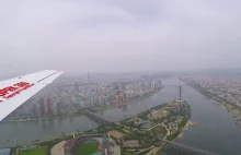Pjongjang z lotu ptaka - Korea Północna - niesamowite miasto