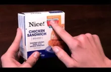 Unboxing: "Nice Brand Chicken Sandwich"