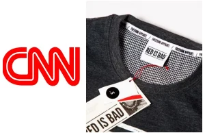 CNN uderza w Red is Bad. Ubrania patriotyczne i wolnościowe jak mundury SS