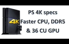 PS 4K NEO specs - Faster CPU, DDR5 & 36 CU GPU