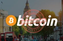 Bitcoin zastrzeżony przez firmę z Londynu