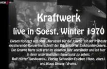 Jak debiutował "Kraftwerk" - nagranie archiwalne