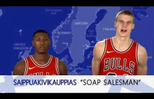 Gracze Chicago Bulls próbują mówić po Fińsku