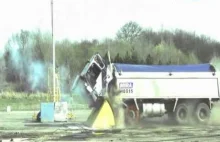 Spectacular 80kph Truck Crash Test