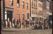 Manhattan na kolorowych fotografiach z początku lat 40-tych.